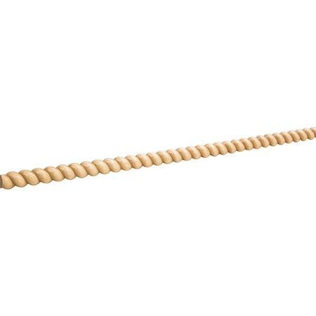 Hardware Resources Poplar, 96" L, 5/8" H, Unfinished RMH58TPOP